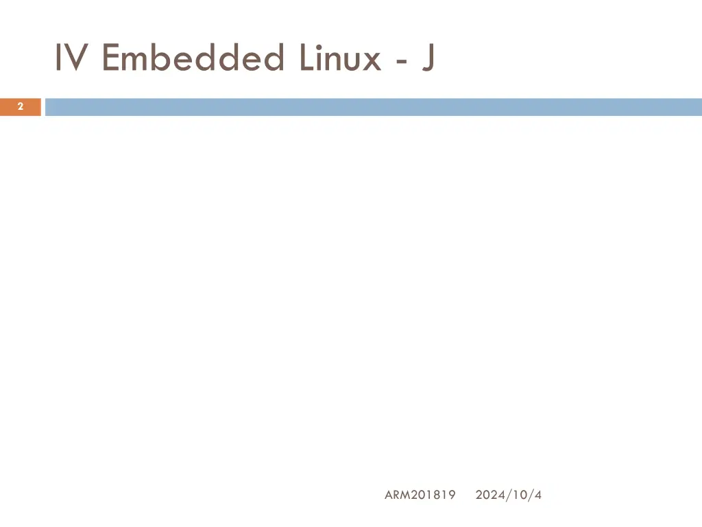 iv embedded linux j