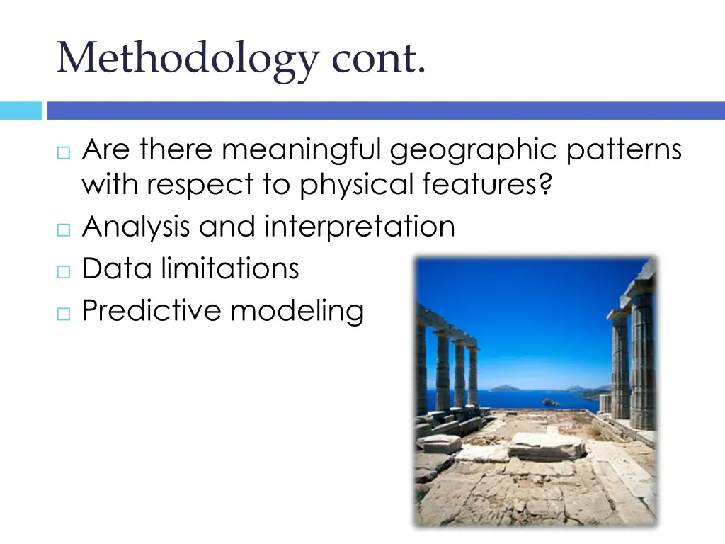 methodology cont