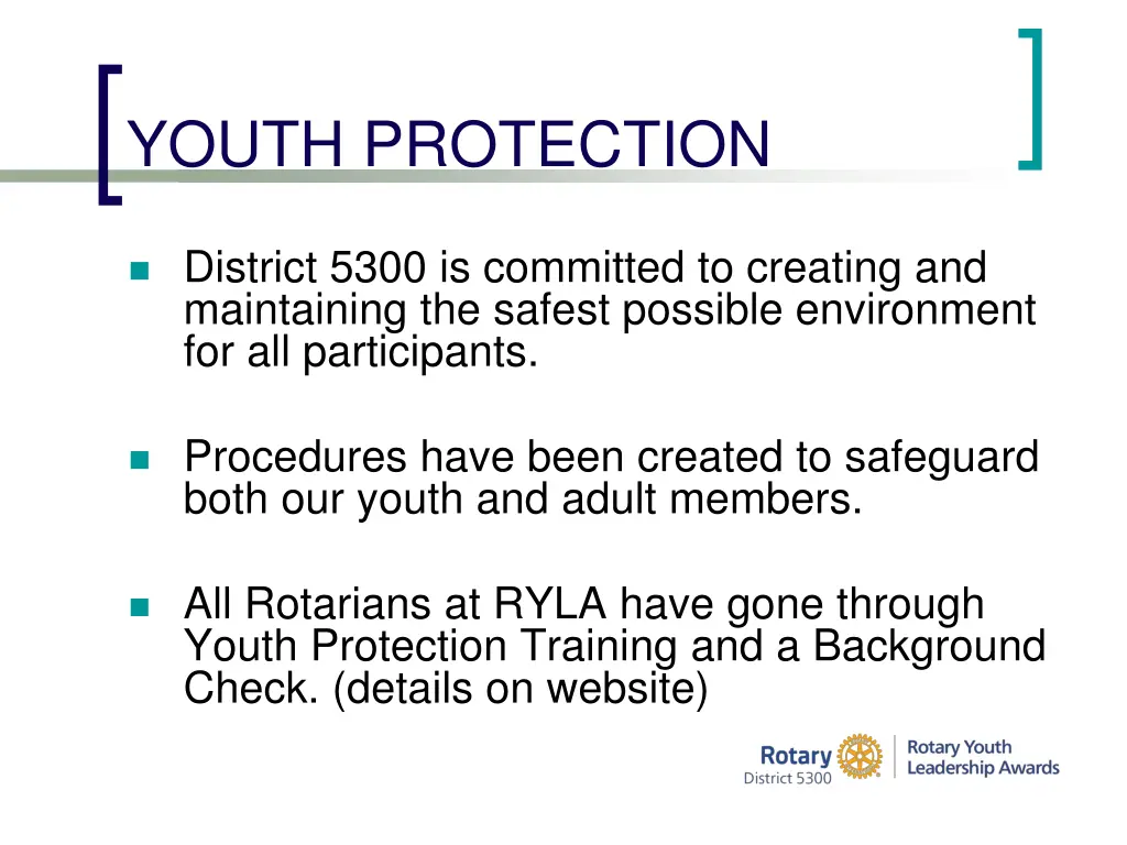 youth protection