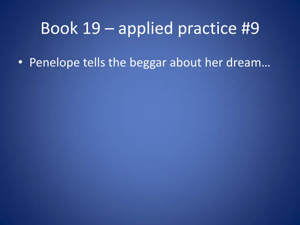 book 19 applied practice 9