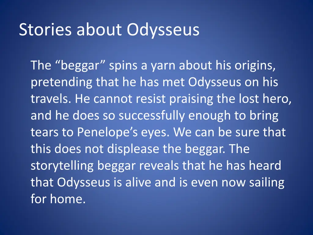 stories about odysseus