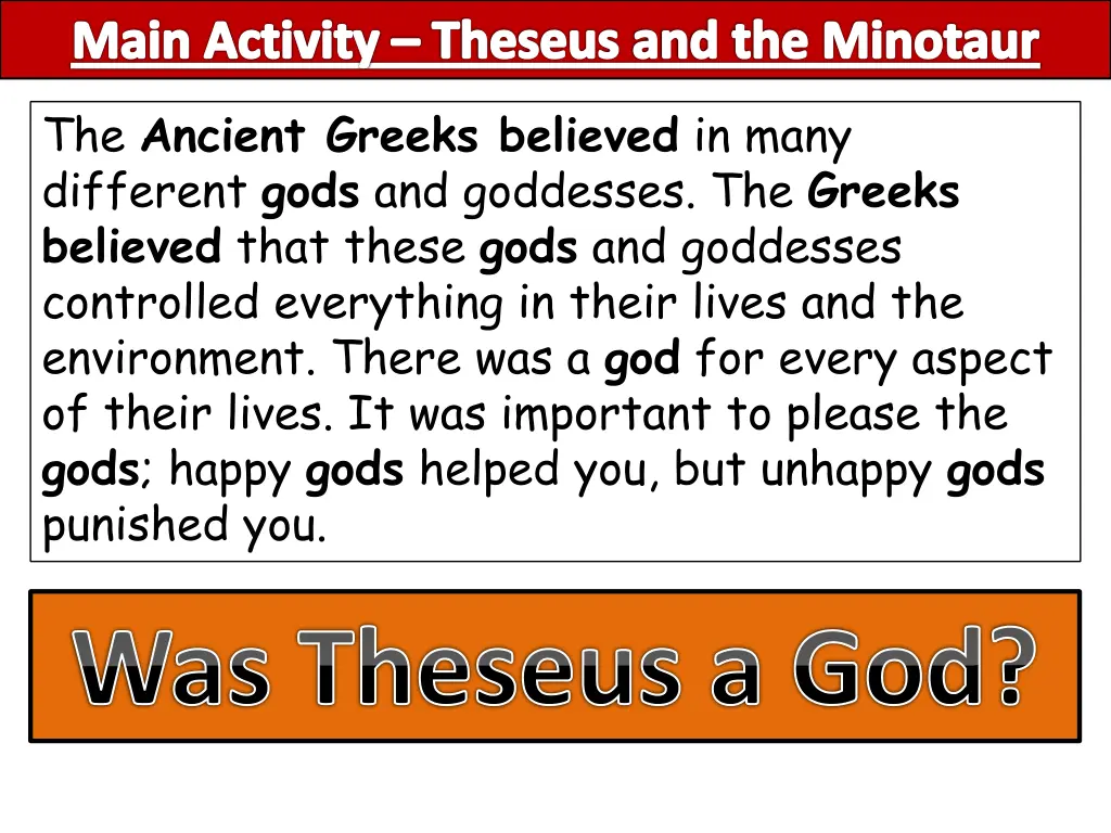 main activity theseus and the minotaur