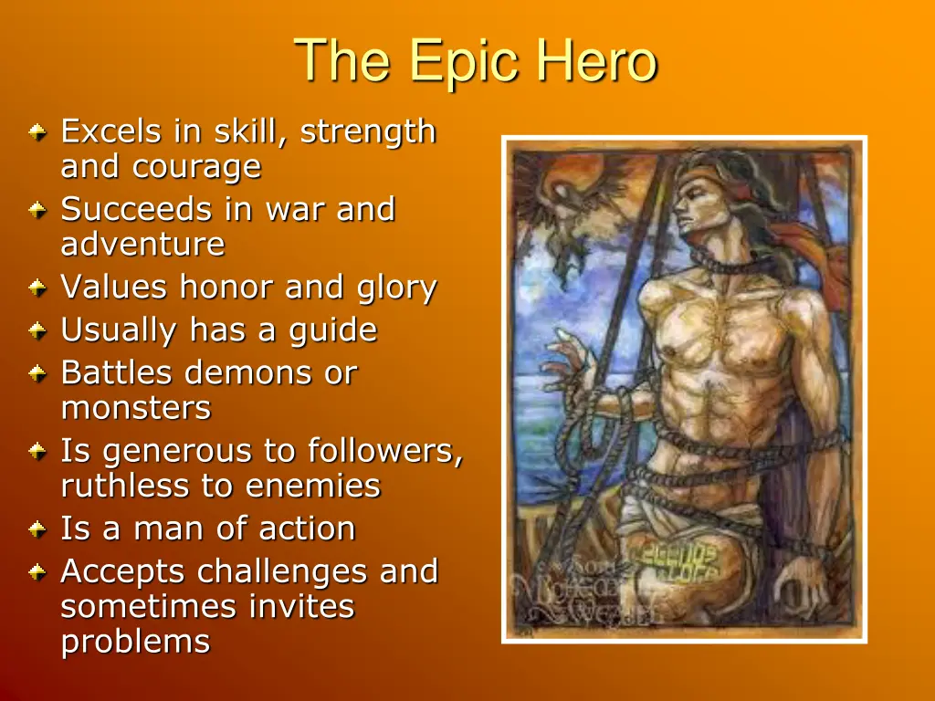 the epic hero