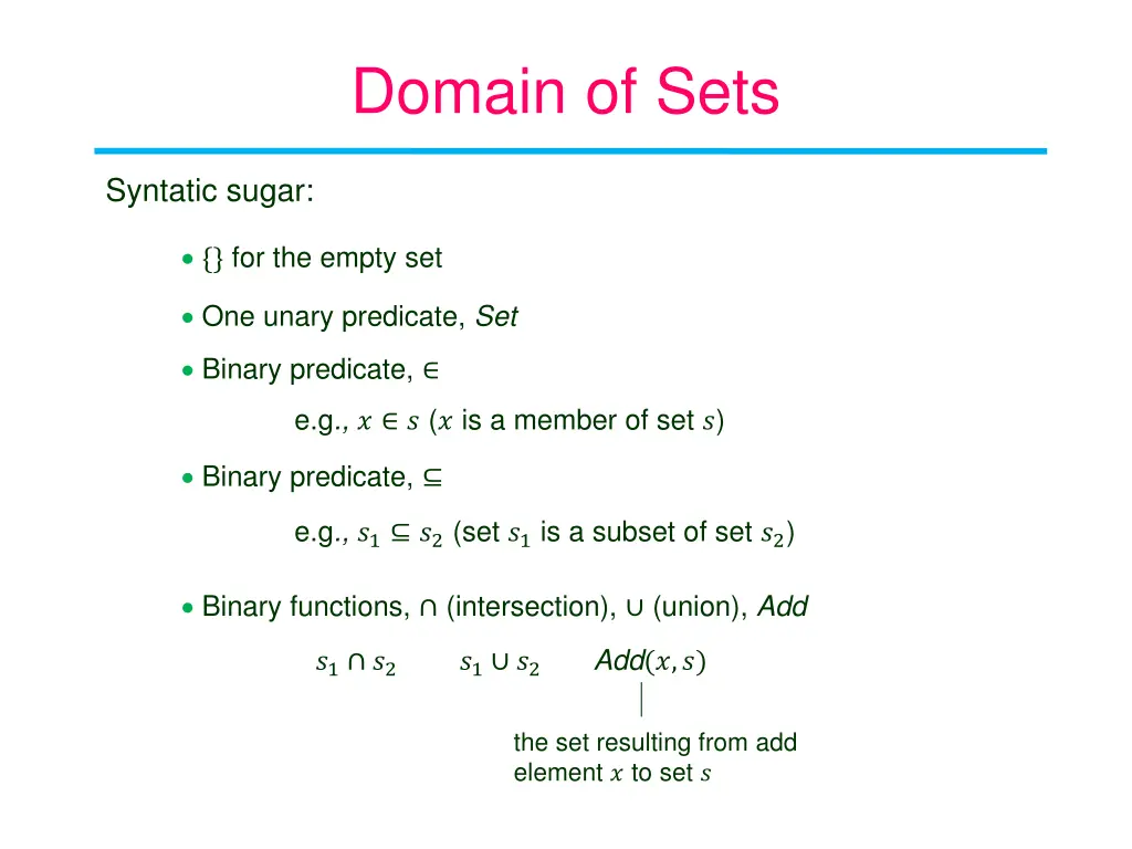 domain of sets