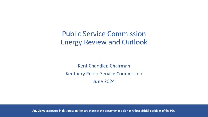 public service commission energy review