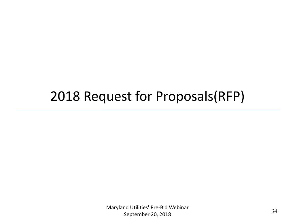 2018 request for proposals rfp