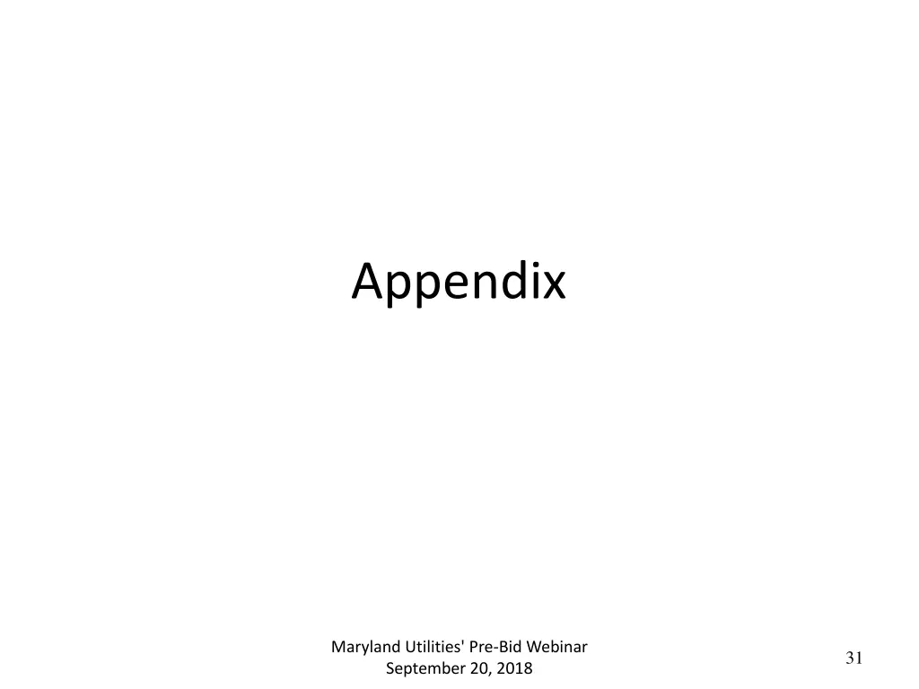 appendix