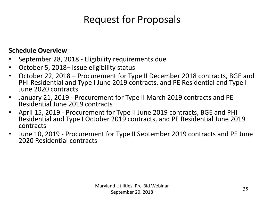 request for proposals 3