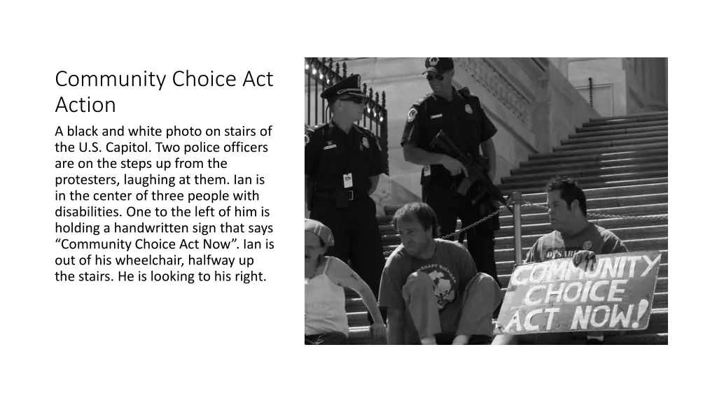 community choice act action a black and white