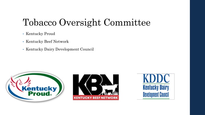 tobacco oversight committee