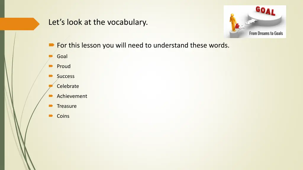 let s look at the vocabulary