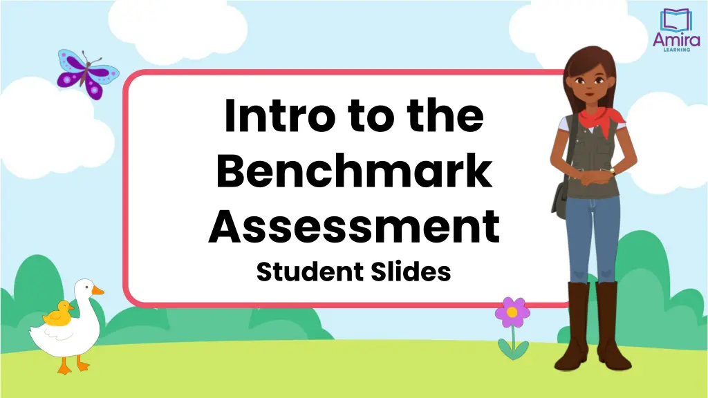 intro to the benchmark assessment student slides