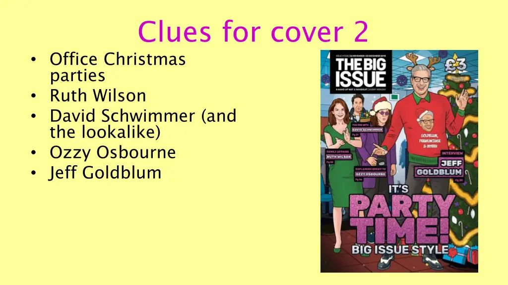 clues for cover 2 office christmas parties ruth