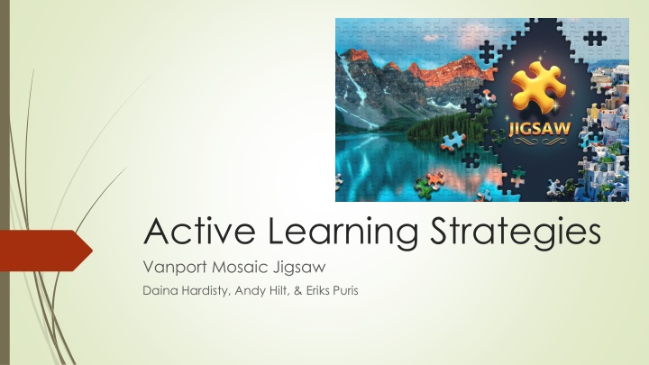 active learning strategies vanport mosaic jigsaw