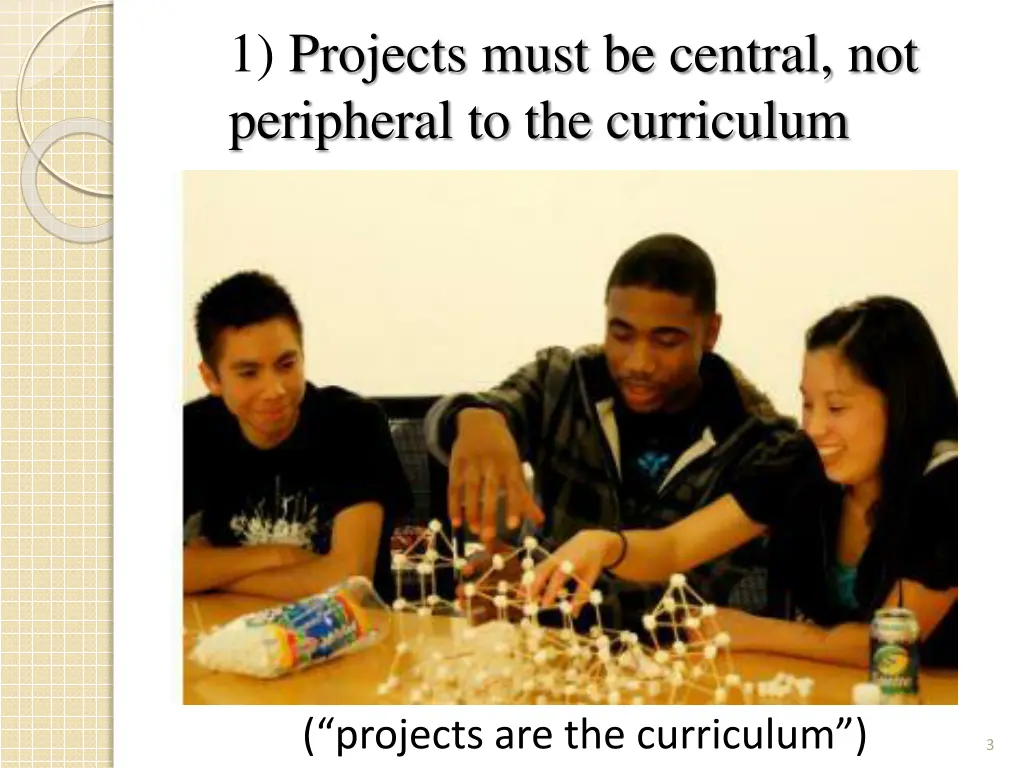 1 projects must be central not peripheral