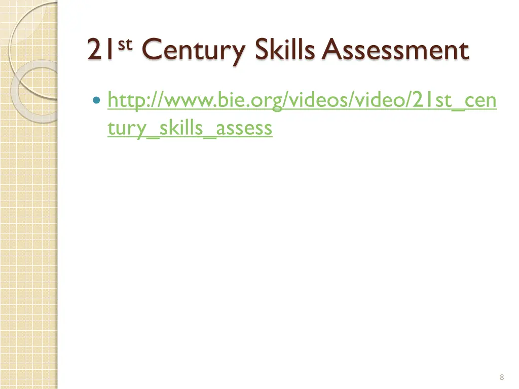 21 st century skills assessment