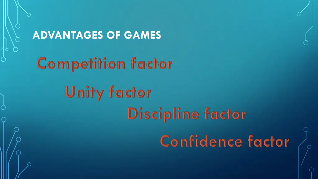 advantages of games