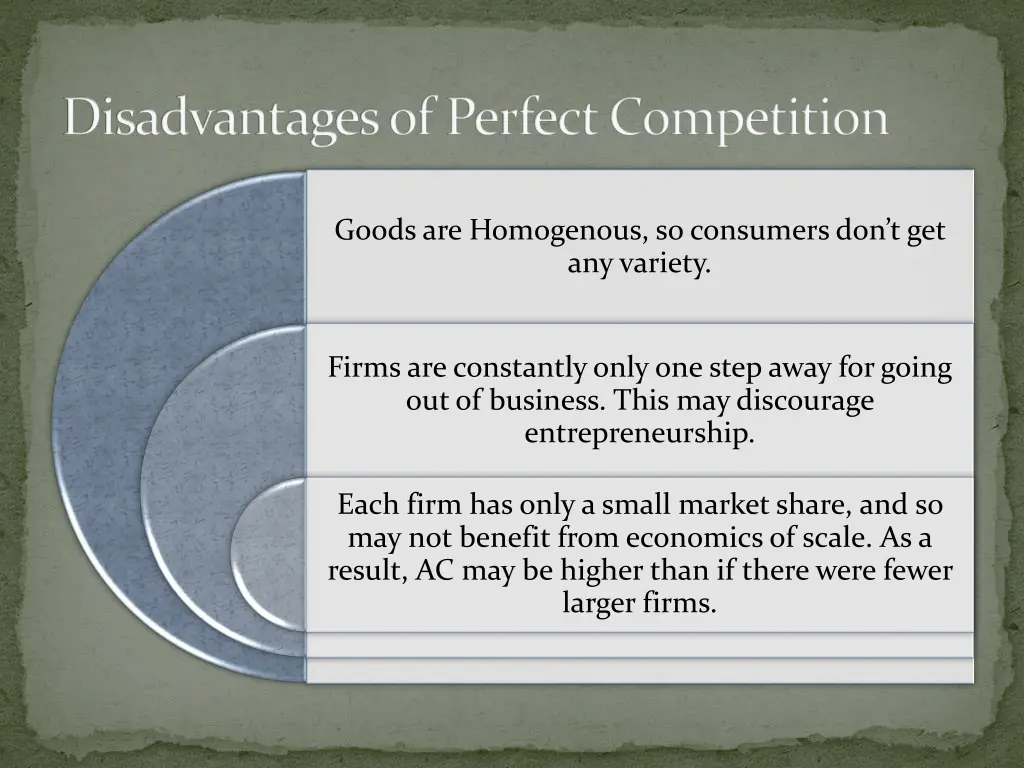 disadvantages of perfect competition