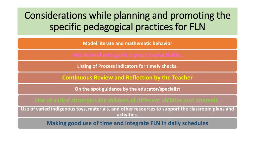 considerations considerations while planning