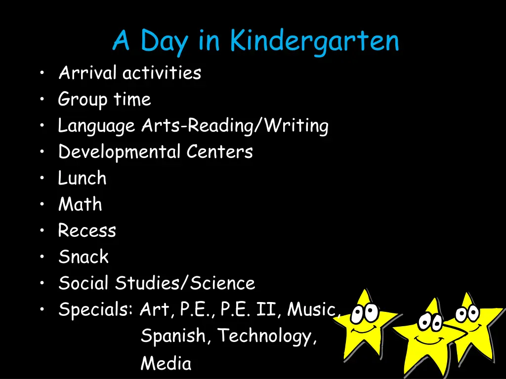 a day in kindergarten arrival activities group