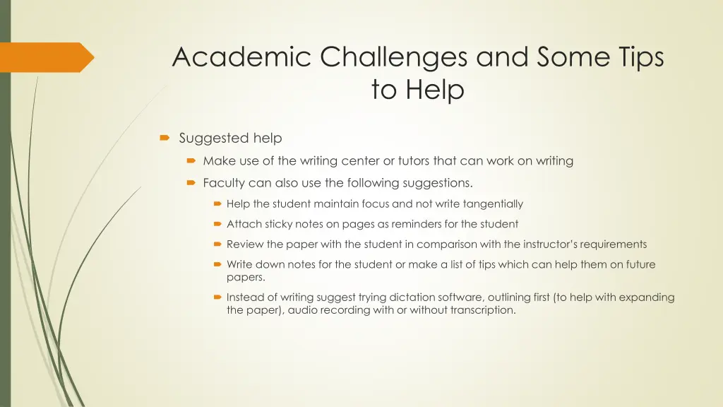 academic challenges and some tips to help 1