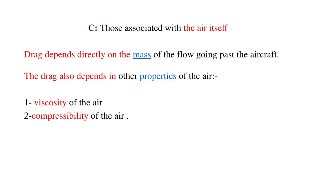 c those associated with the air itself