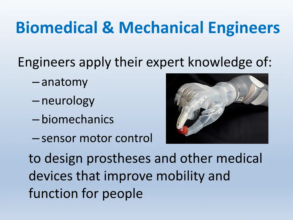 biomedical mechanical engineers