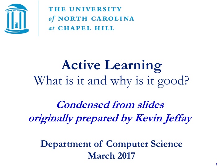 active learning what is it and why is it good