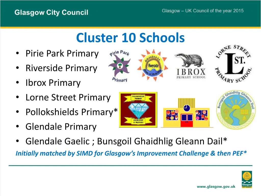 cluster 10 schools