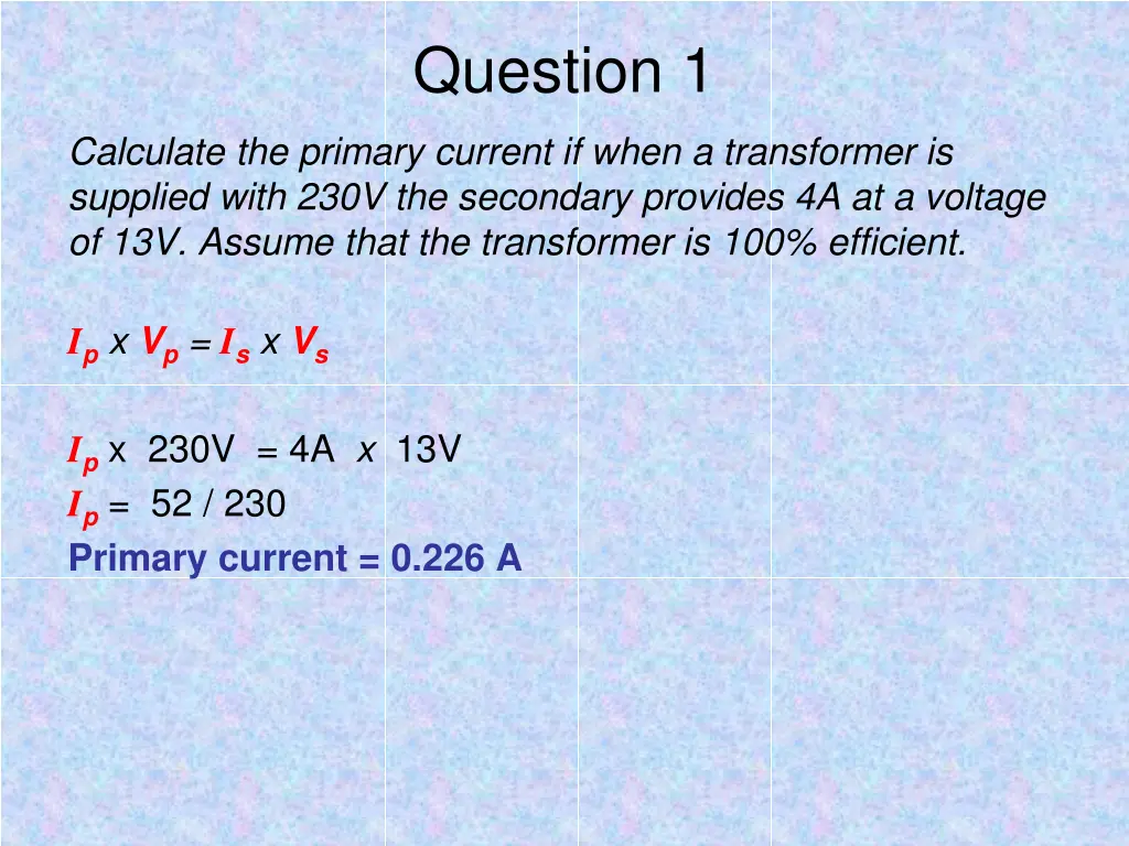 question 1 4