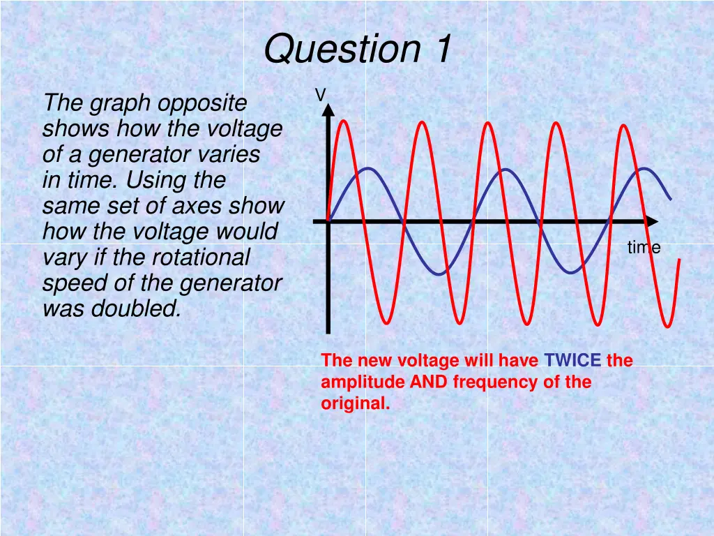 question 1