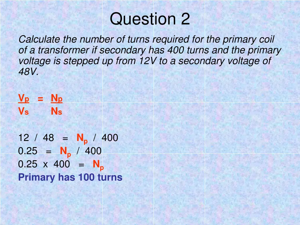 question 2 3