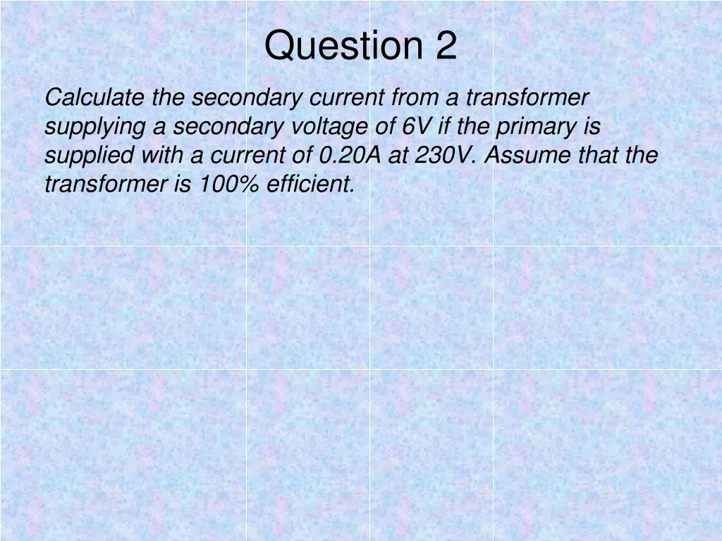 question 2 4