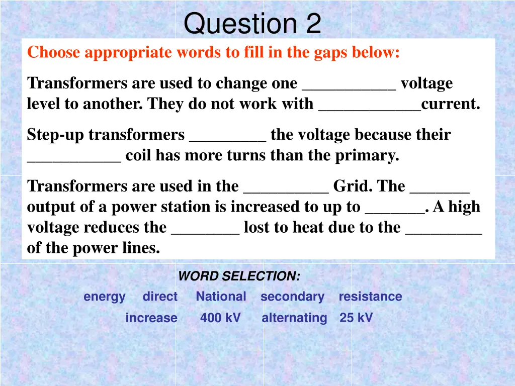 question 2 6