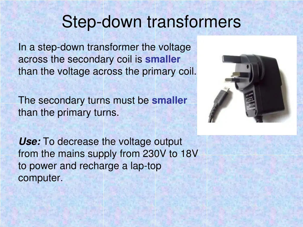 step down transformers