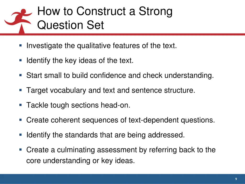 how to construct a strong question set