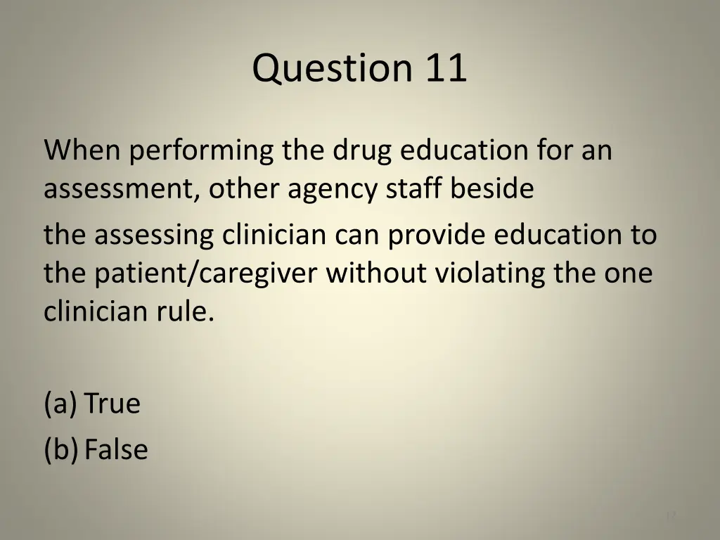 question 11