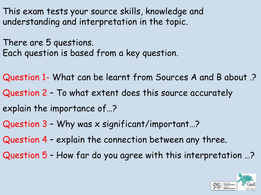 this exam tests your source skills knowledge