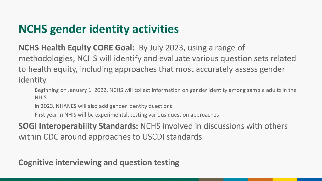 nchs gender identity activities