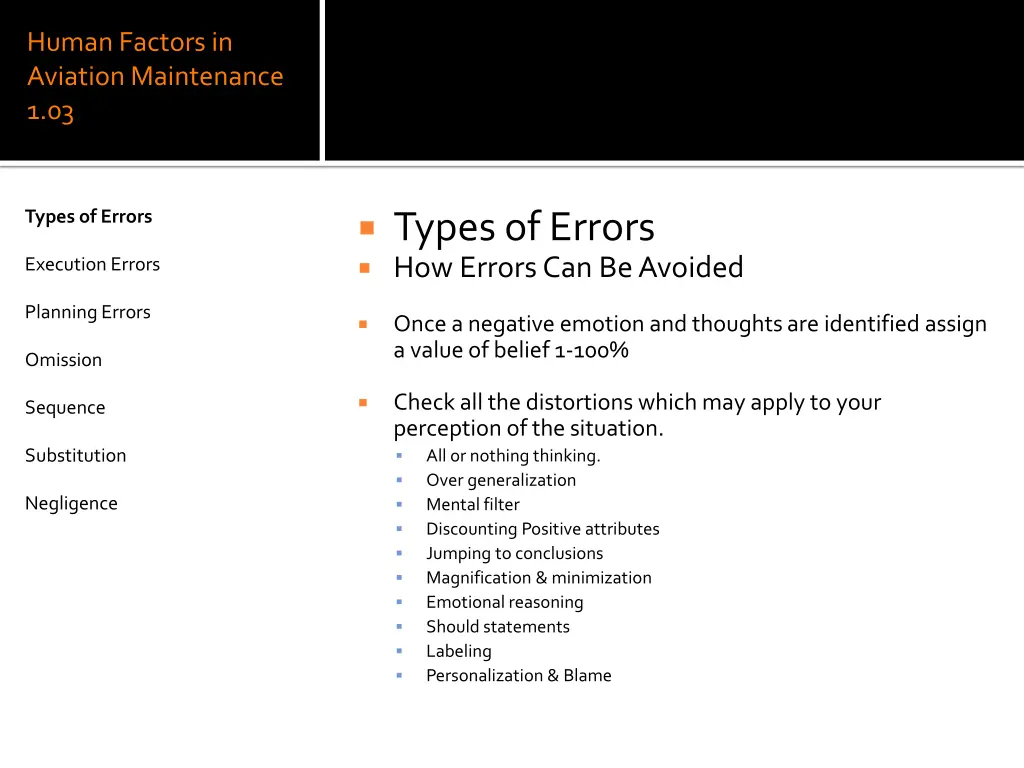 human factors in aviation maintenance 1 03 18