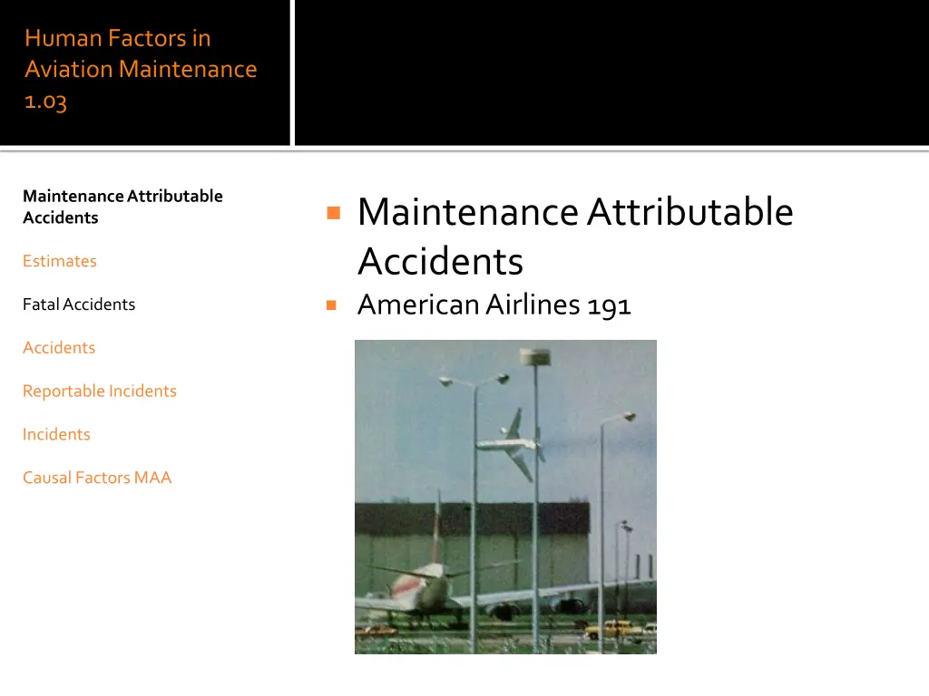 human factors in aviation maintenance 1 03 2