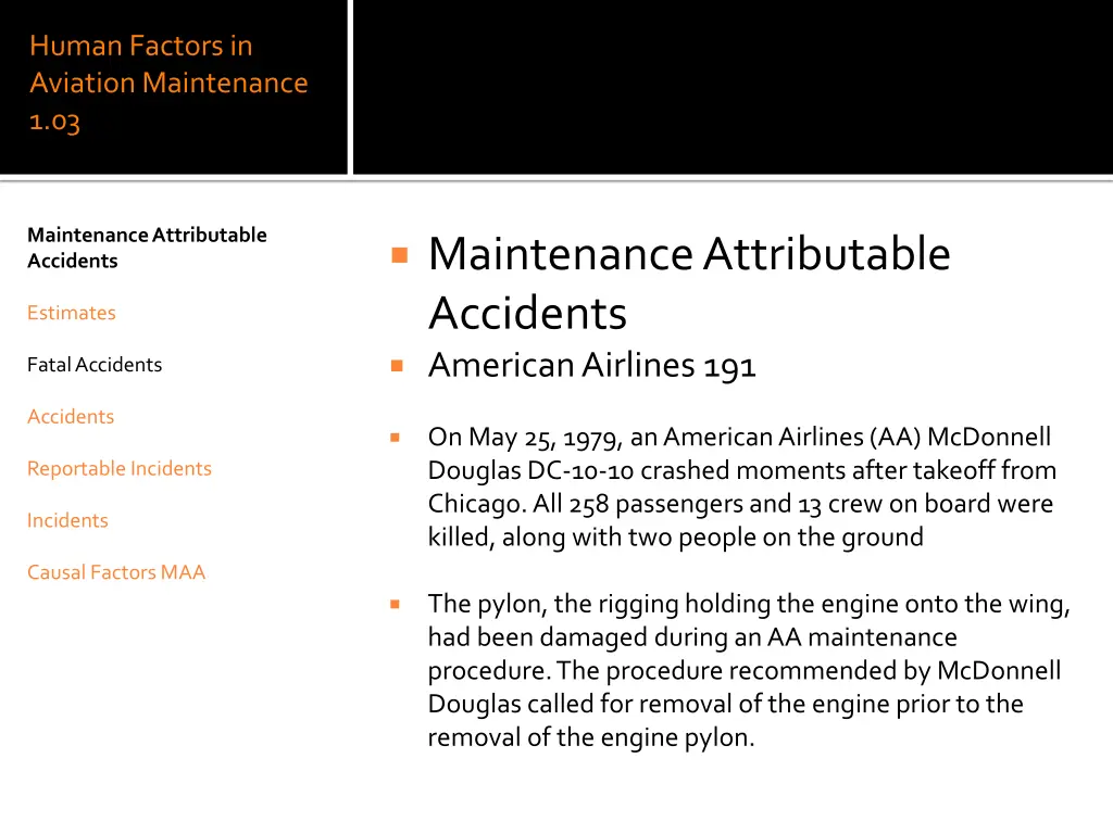 human factors in aviation maintenance 1 03 3