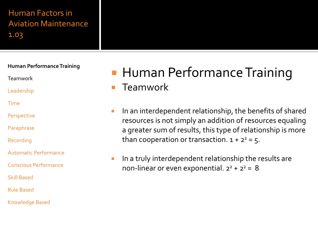 human factors in aviation maintenance 1 03 30