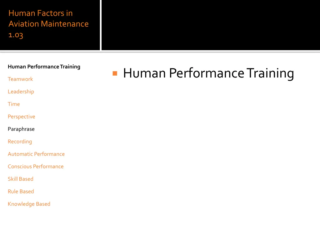 human factors in aviation maintenance 1 03 34