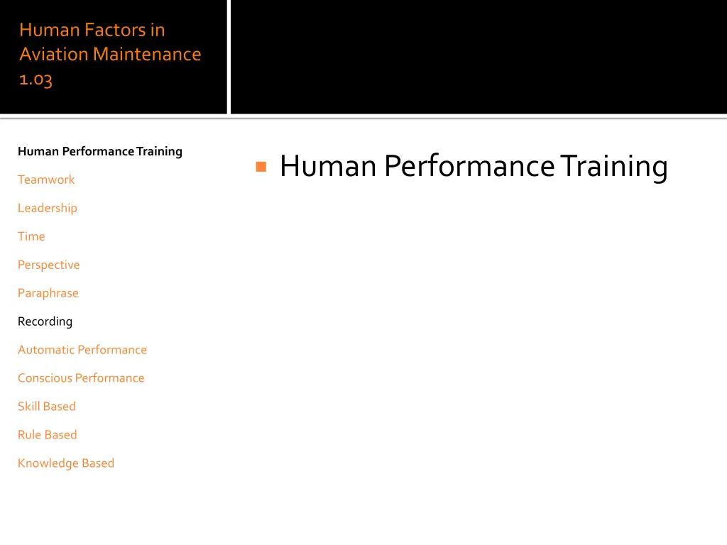 human factors in aviation maintenance 1 03 35