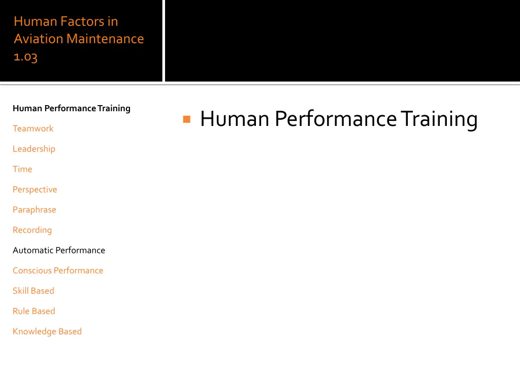 human factors in aviation maintenance 1 03 36