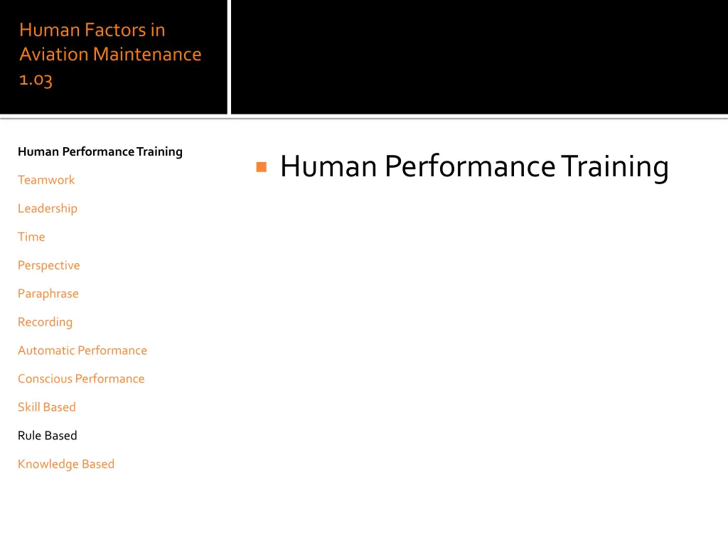 human factors in aviation maintenance 1 03 39