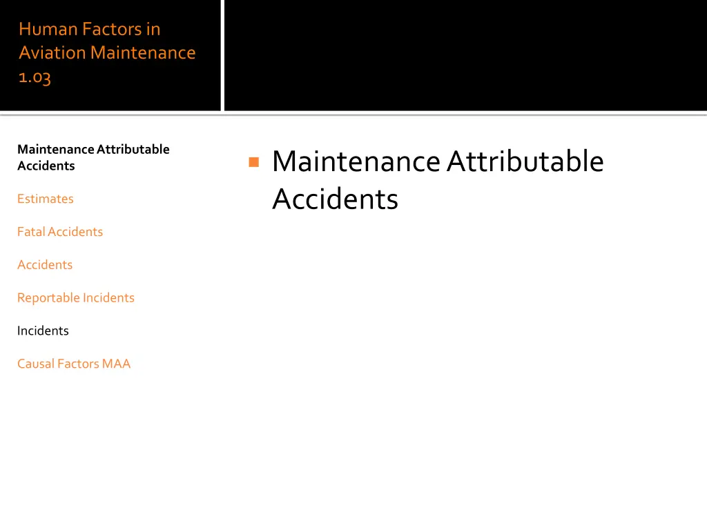 human factors in aviation maintenance 1 03 6