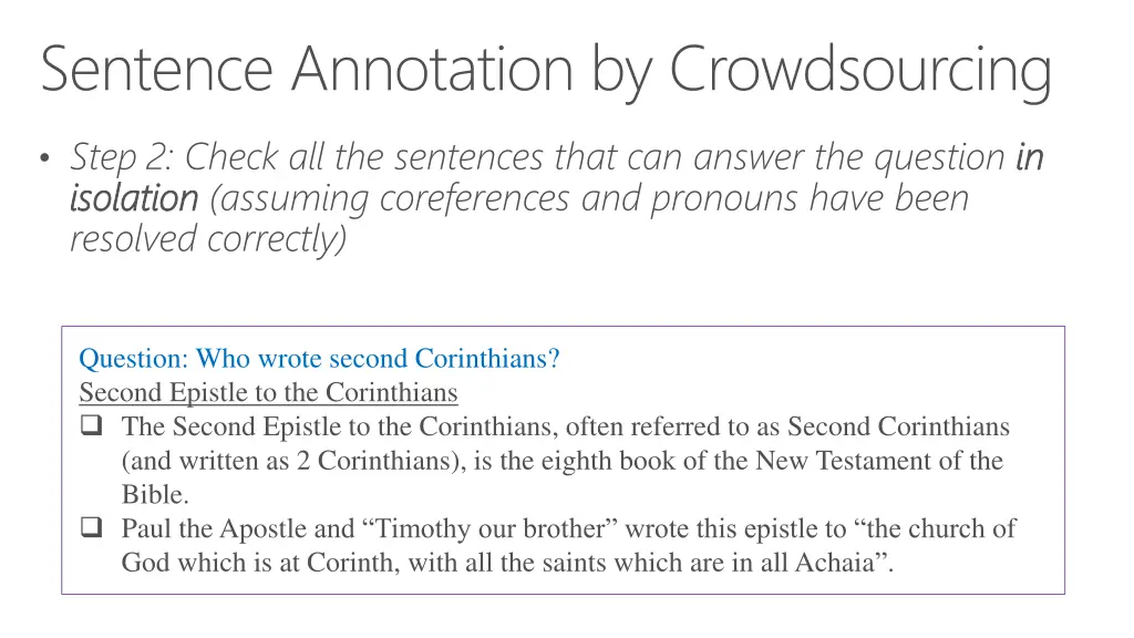 sentence annotation by crowdsourcing 1