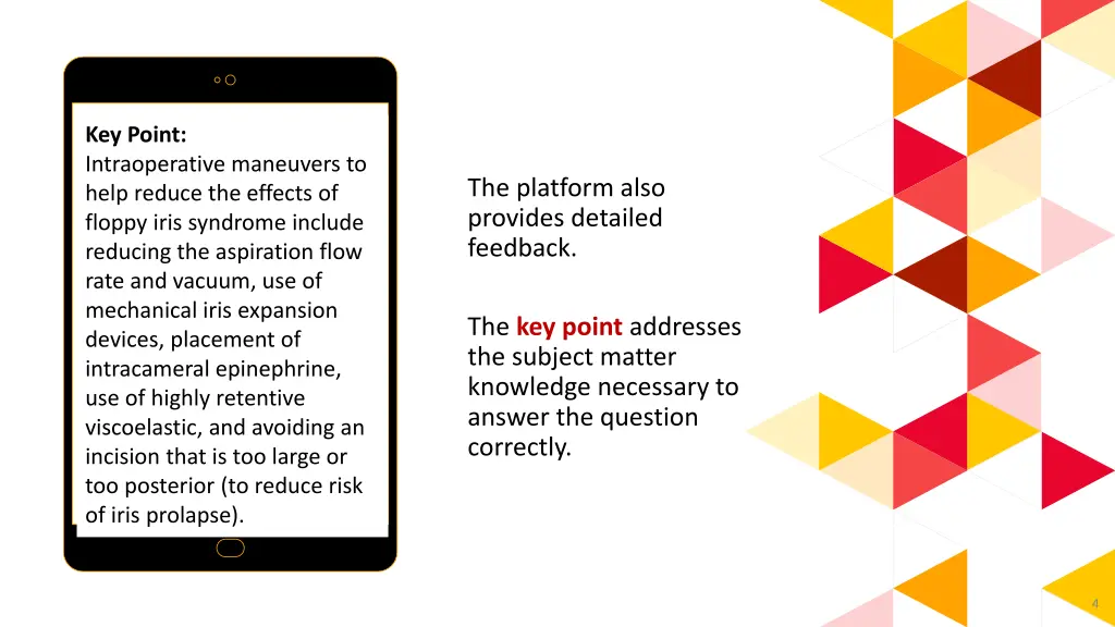 key point intraoperative maneuvers to help reduce